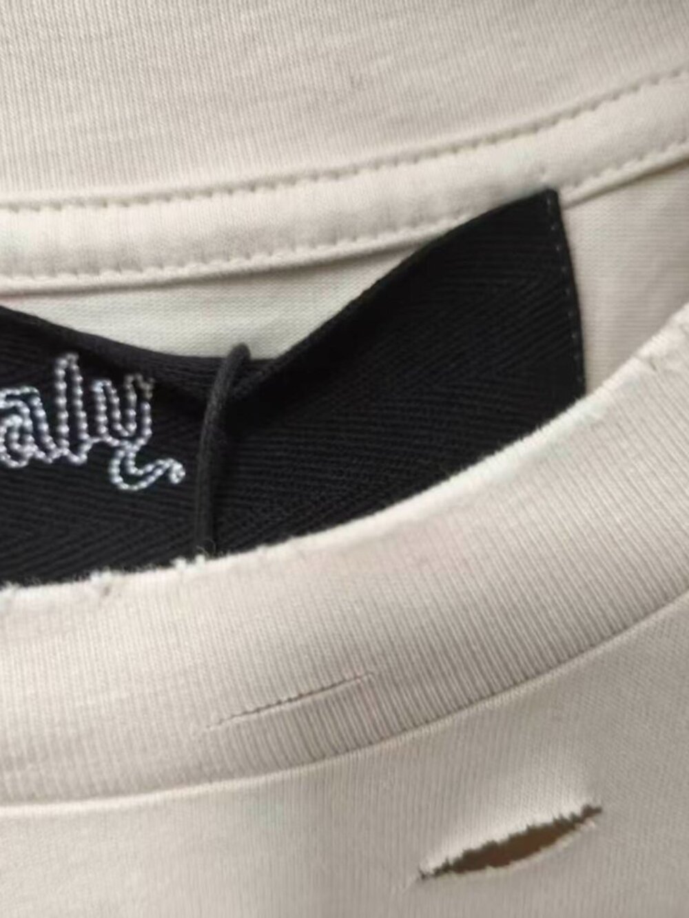 Paly Hollywood My Own Private Hollywood T-Shirt, Off-White - Picture 4 of 5
